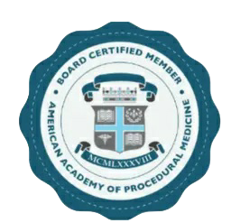 American Academy of Procedural Medicine - Board Certified Member